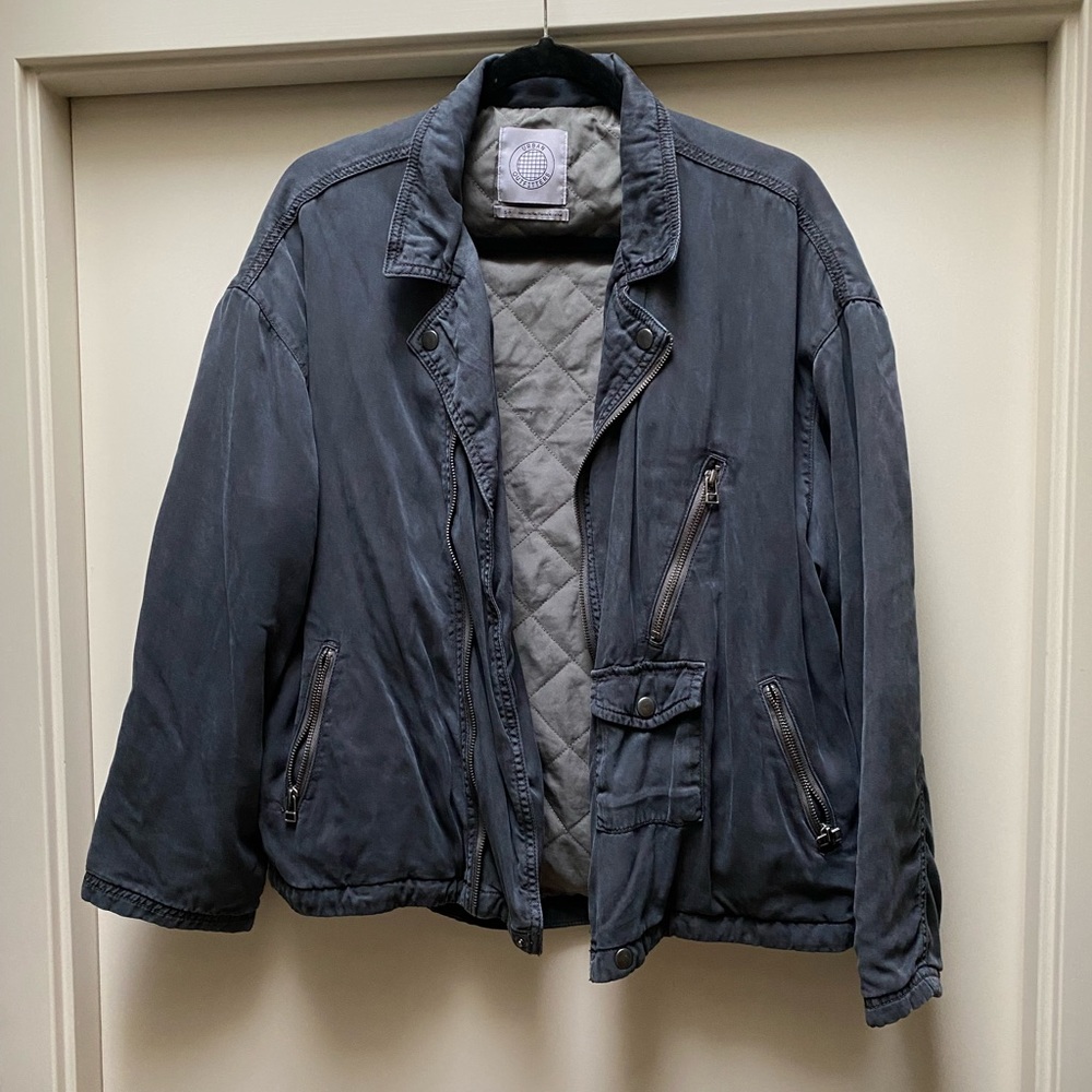 Urban Outfitters Harper tencel moto jacket